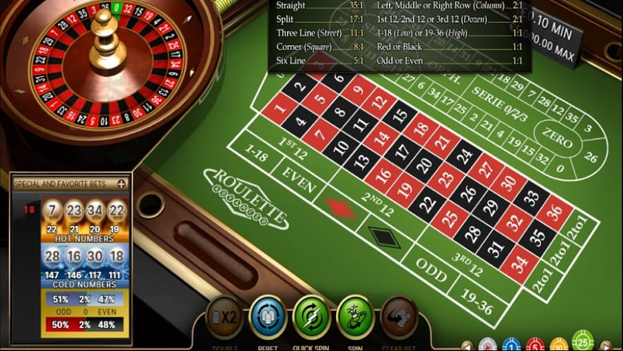 Screen Advanced Roulette 3