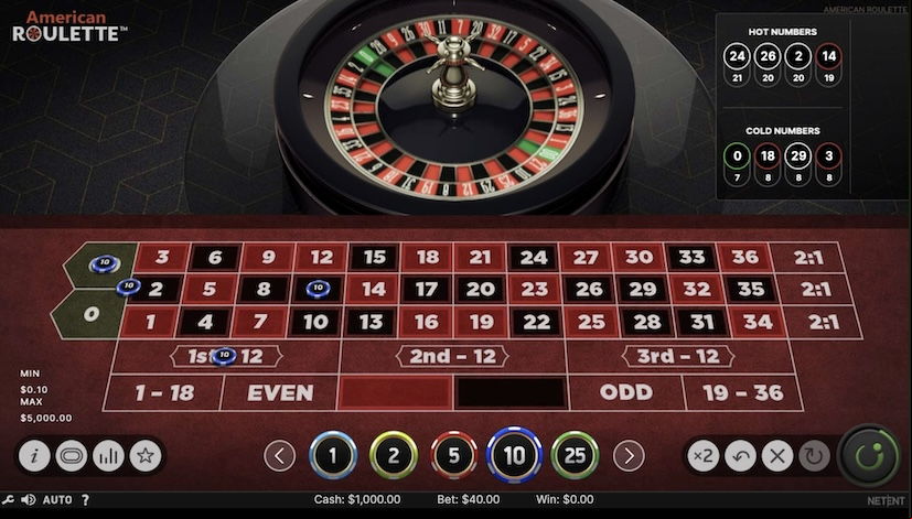 Screen American Roulette 2