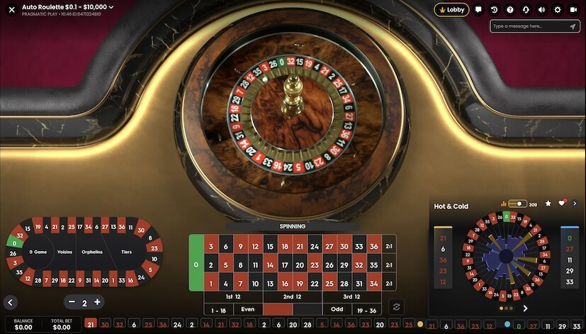 Screen Auto Roulette (Pragmatic Play) 2
