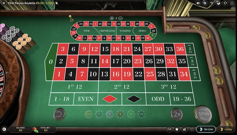 Screen First Person Roulette 1
