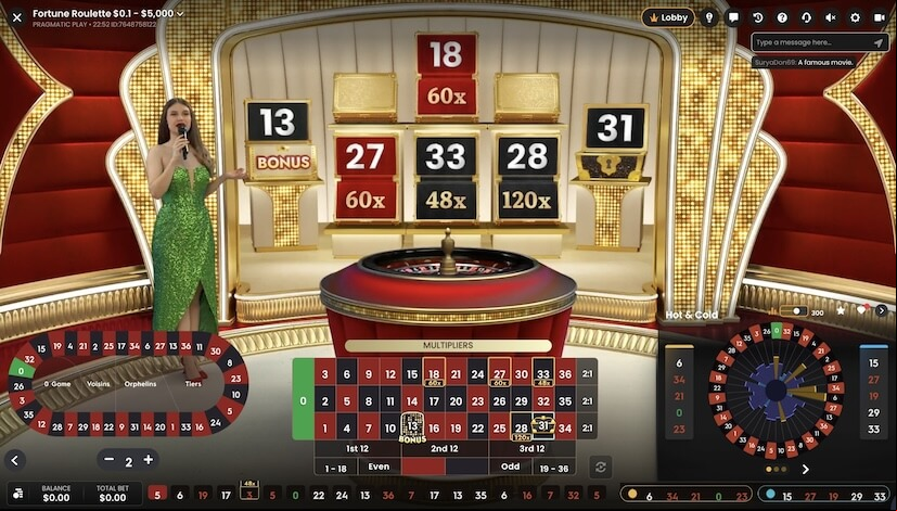 Screen Fortune Roulette 1