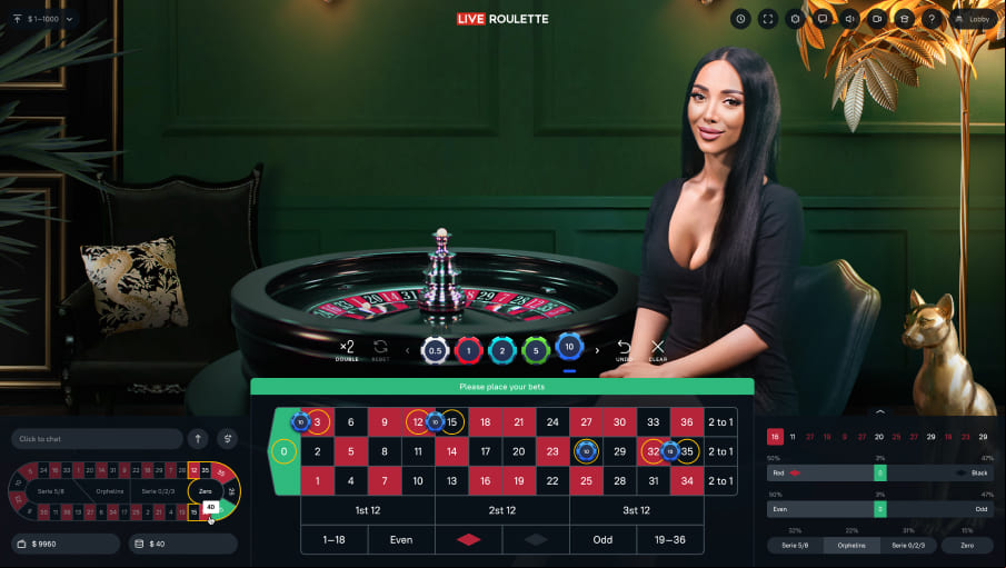 Screen Live Roulette (Atmosfera) 1