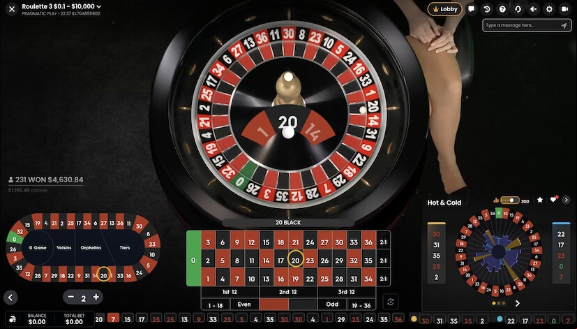 Screen Roulette Ruby 2