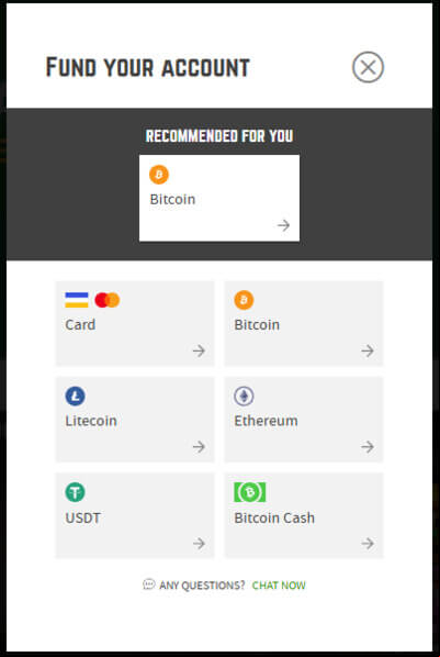 joe fortune casino deposit methods