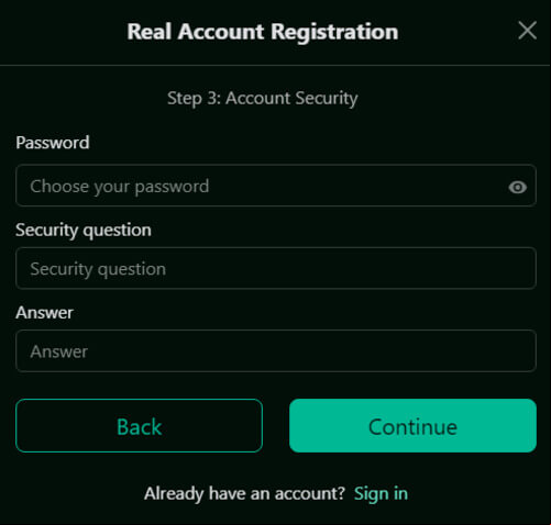 pure casino registration